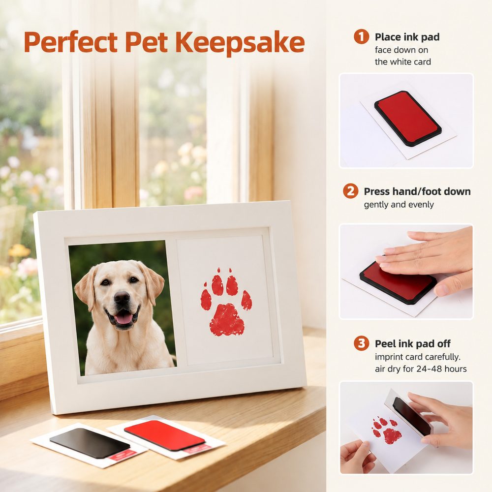 Dog Paw Print Keepsake Kit
